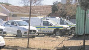 Men in blue out of line