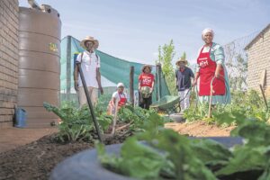 Garden a boost to food security