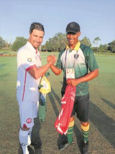 Footgolfer earns stripes