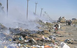 Landfill up in smoke