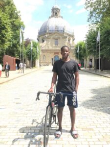 Young Bfn cyclist pedalling through European dream