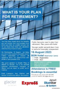 Retirement advice given