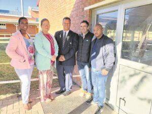 Serve school with equipment