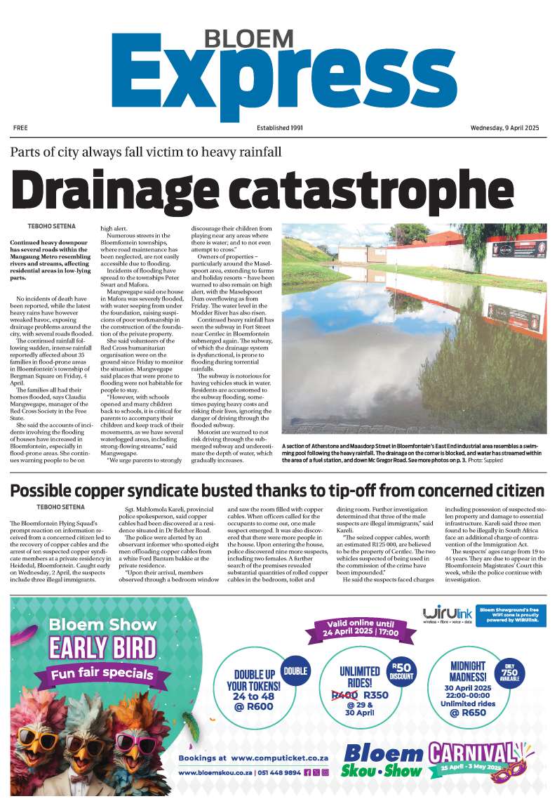 BloemExpress E-Edition – 9 April 2025