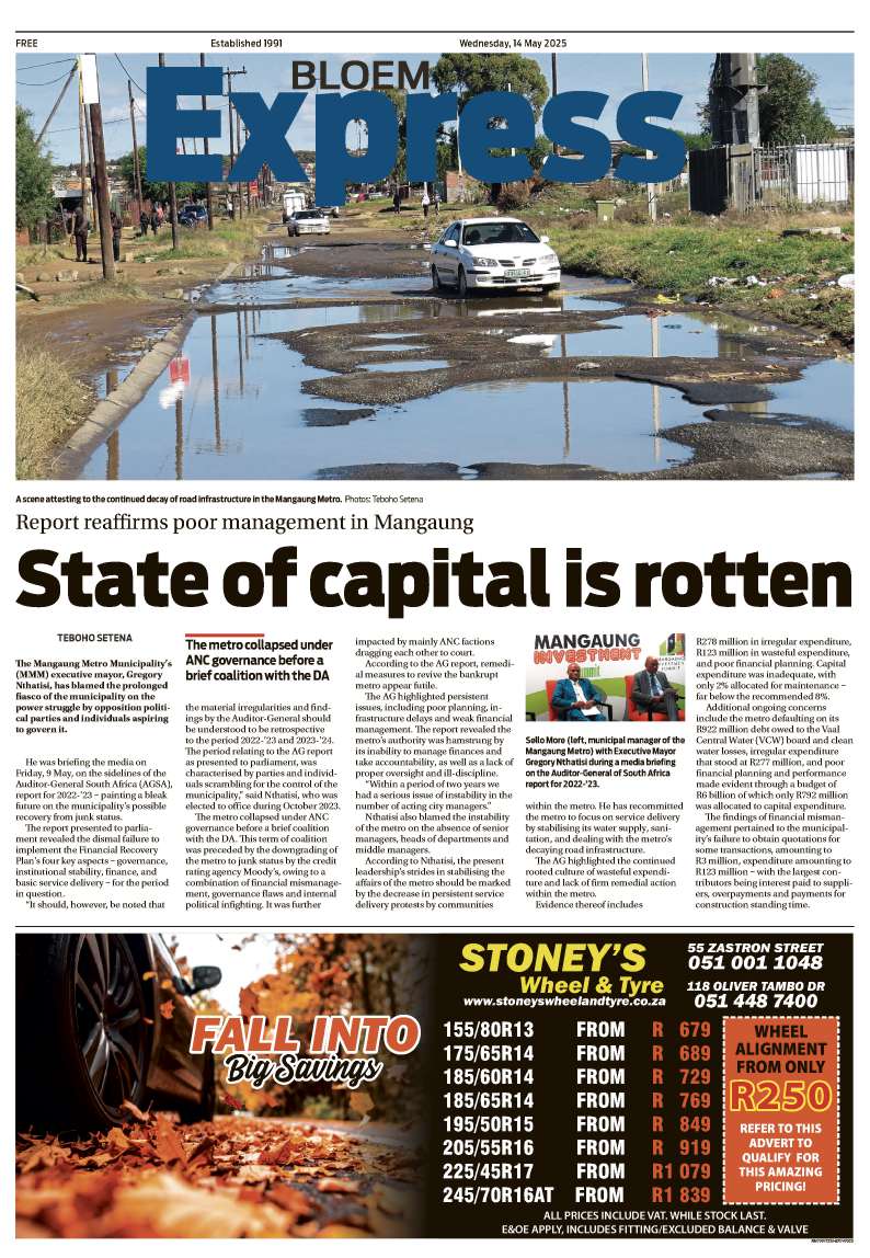 BloemExpress E-edition – 14 May 2025