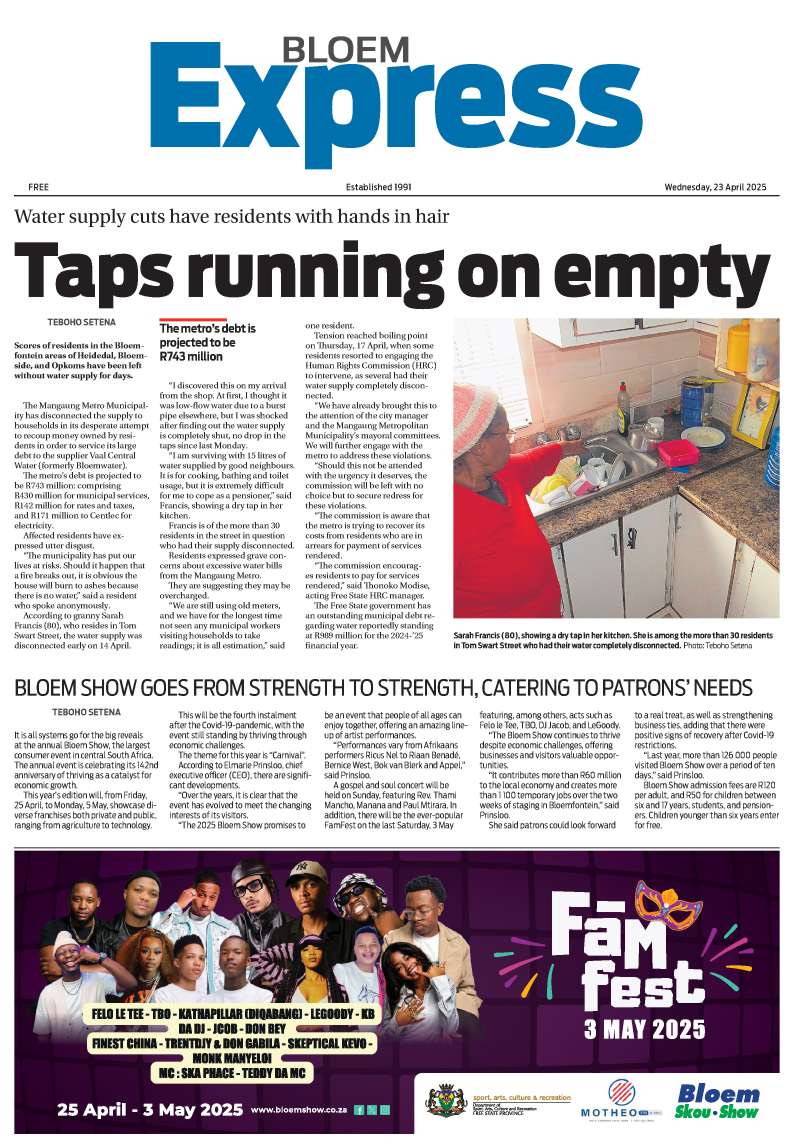 BloemExpress E-edition – 23 April 2025