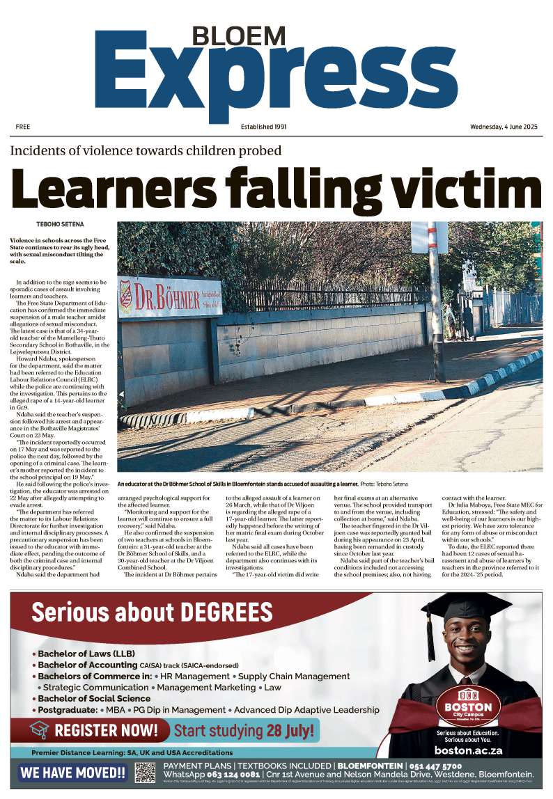 BloemExpress E-edition – 4 June 2025