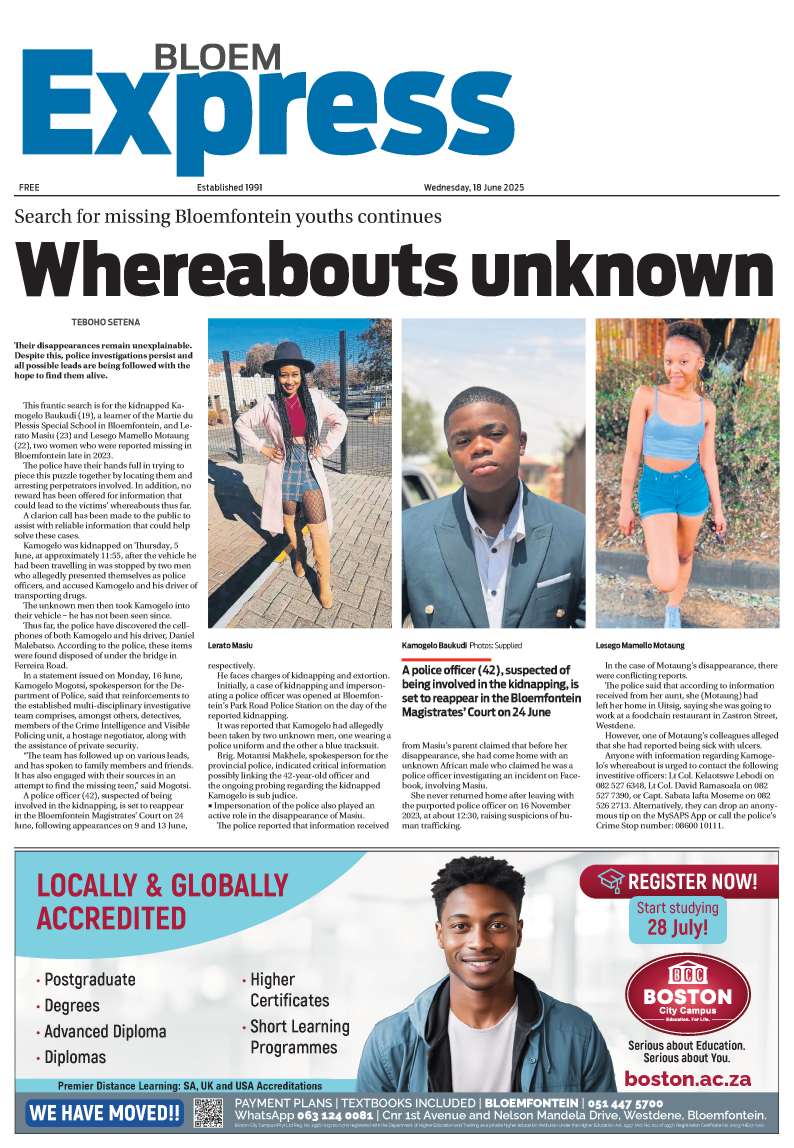 BloemExpress E-edition – 18 June 2025