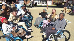 Wheelchair donation eases plight