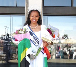 Teen model seizes the day as she bags international Miss Teen Continental Africa title