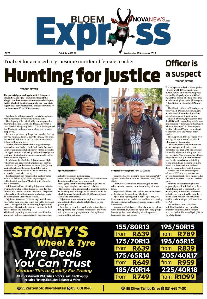 Bloem Express – E-edition 12 November 2025