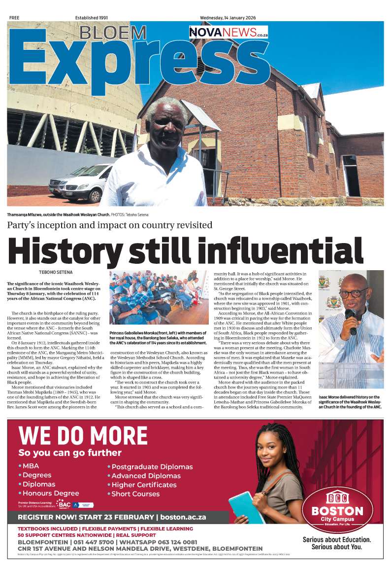 Bloem Express -E-edition 14 January 2026