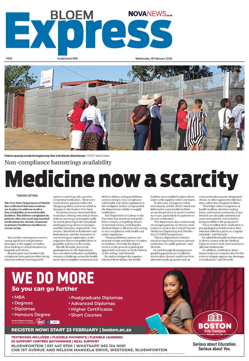 BloemExpress E-edition 18 February 2026