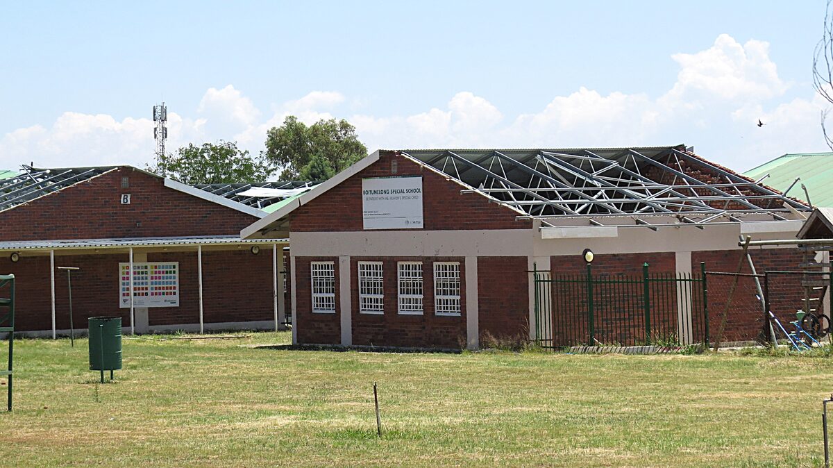 Repair work at the school suffers delays, owing to the department’s apparent severe financial crisis