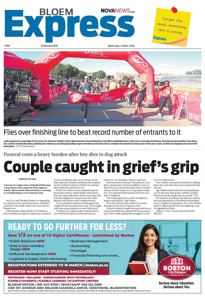 Bloem Express E-edition 4 March 2026