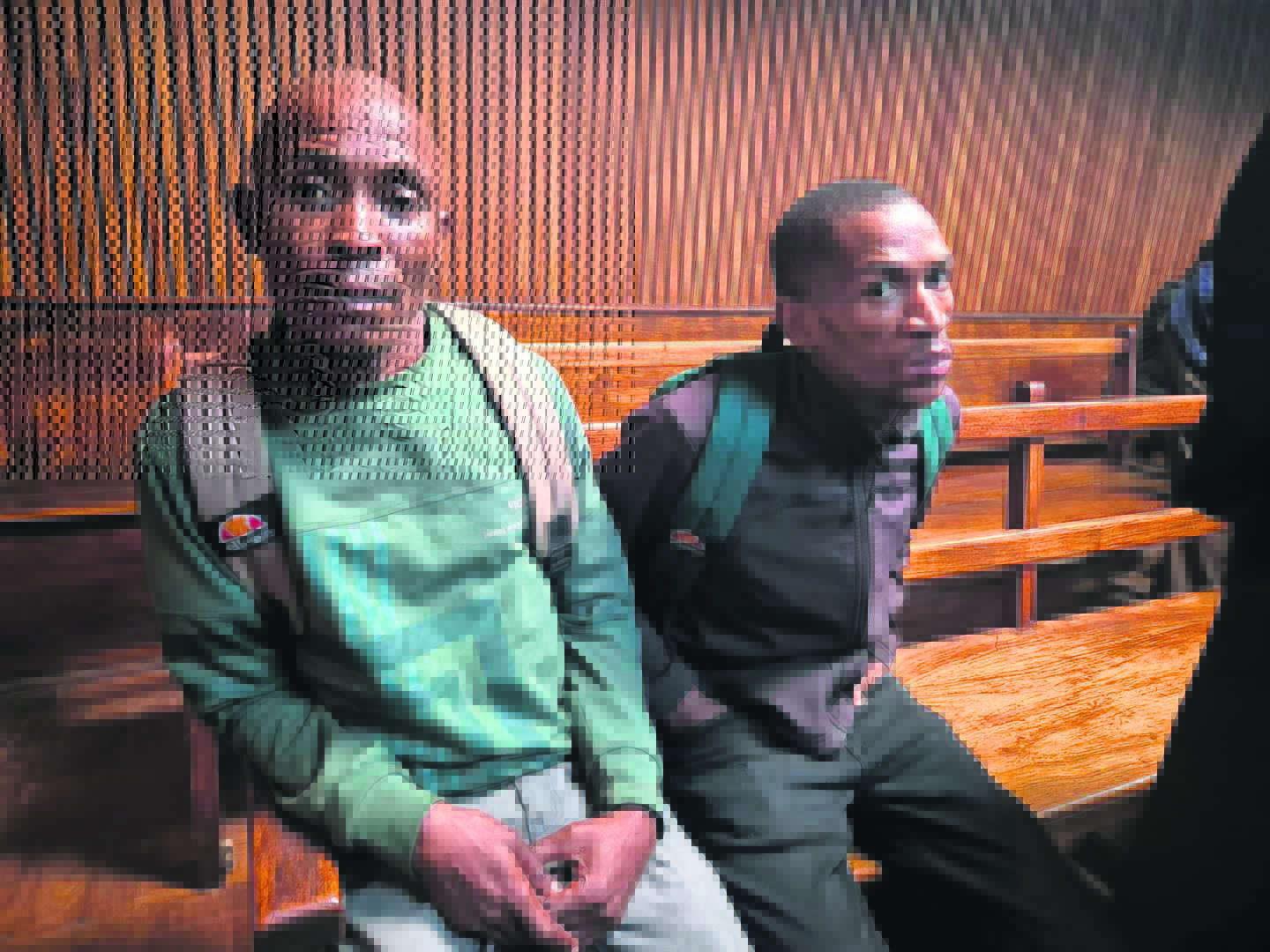 Mohau Lebeko (39) and Motlalento Wolf (25) 