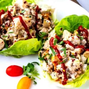 Ligte en vars keto-hoenderslaai perfek vir ’n japtrap-ete