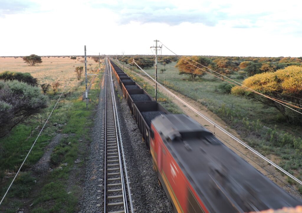 A railway line in the Northern Cape. 