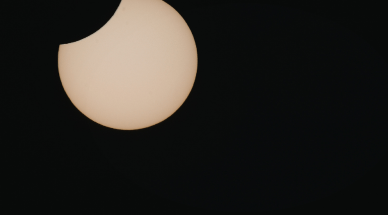 A partial solar eclipse becomes visible today.