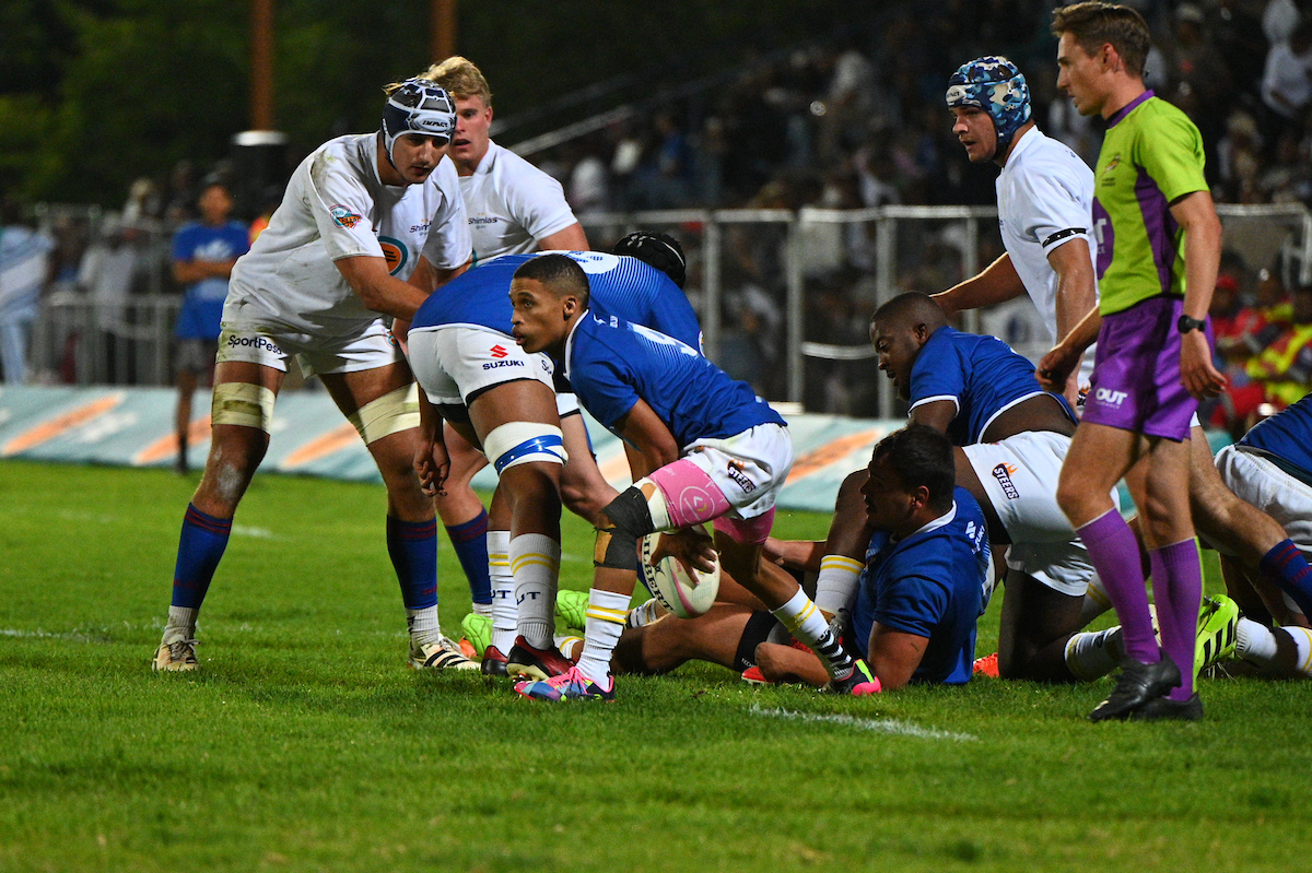Raydon Swartbooi of CUT during the match between FNB IXIAS CUT and FNB UFS Shimlas at the CUT Stadium in Bloemfontein.