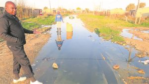 ‘Trapped in sewage’