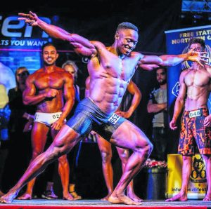 Body builders take the stage