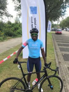 Bfn teenager beams after European cycling tour
