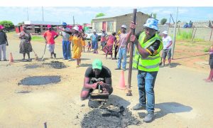 Residents fix conditions