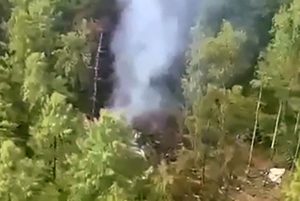 Passenger plane carrying 49 people crashes in remote Russian forest