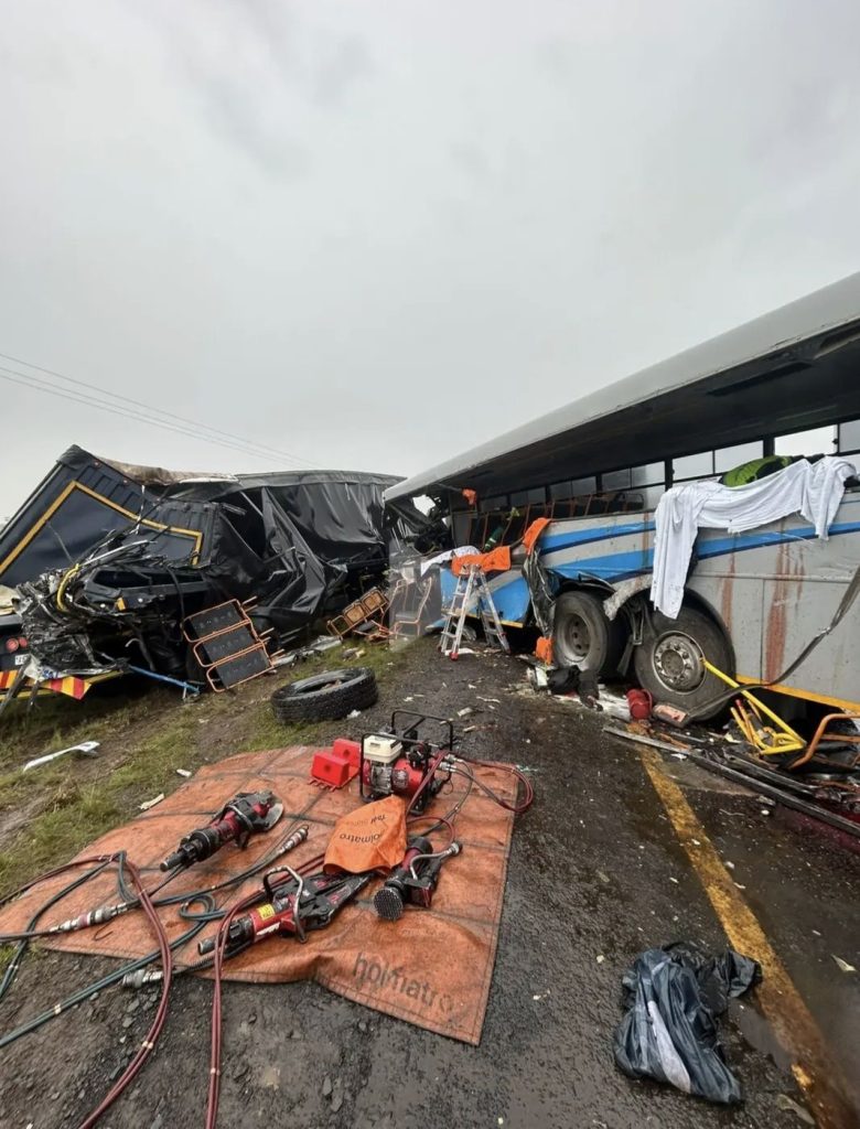 Fatal accident involving an Interstate bus leaves ten deceased. Families receive support and updates from the bus company's management.