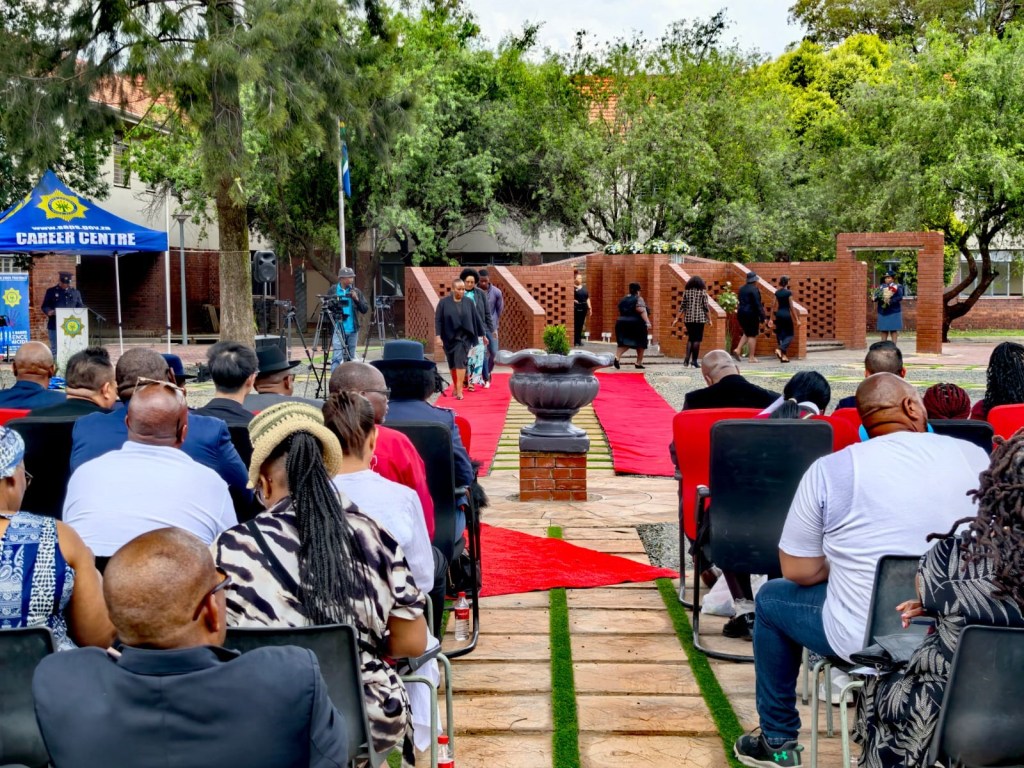 The Wall of Remembrance was unveiled at Park Road Police Station