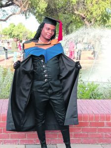 Graduate triumphs over adversity
