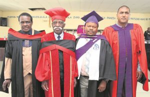 Receives honorary degree