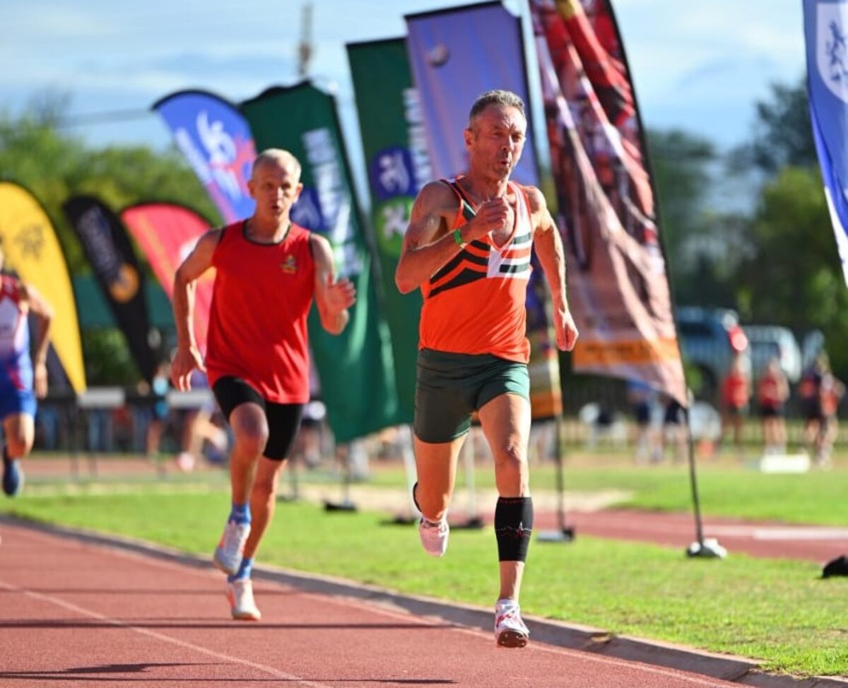 Adri Vermaas op die atletiekbaan
