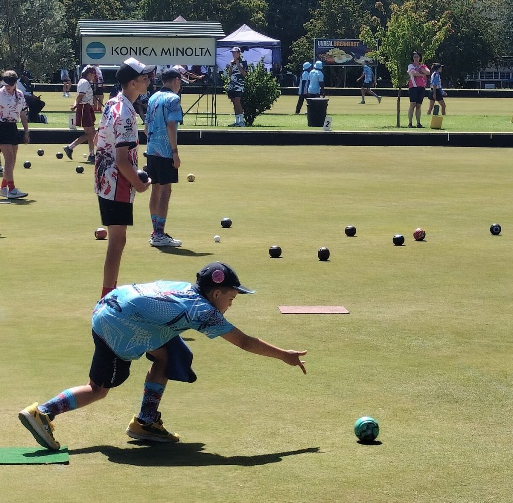 Parker Perry (11) was een van die jongste spelers op die toernooi.