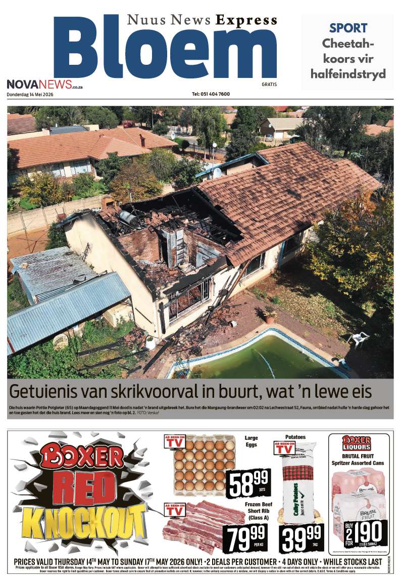 BloemNewsExpress – E-Edition – 14 May 2026