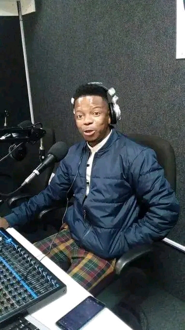 Thabo Lawrence Phuthi Dikgoetle (43) during his time as radio presenter.