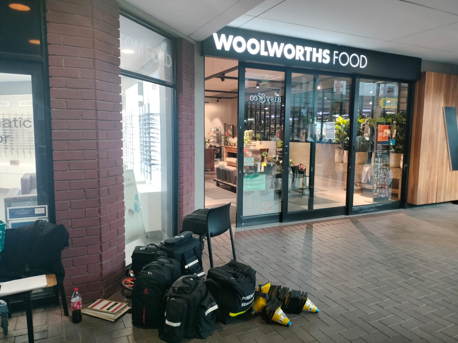 Woolworths at Preller Square were a bomb exploded on Friday Morning.