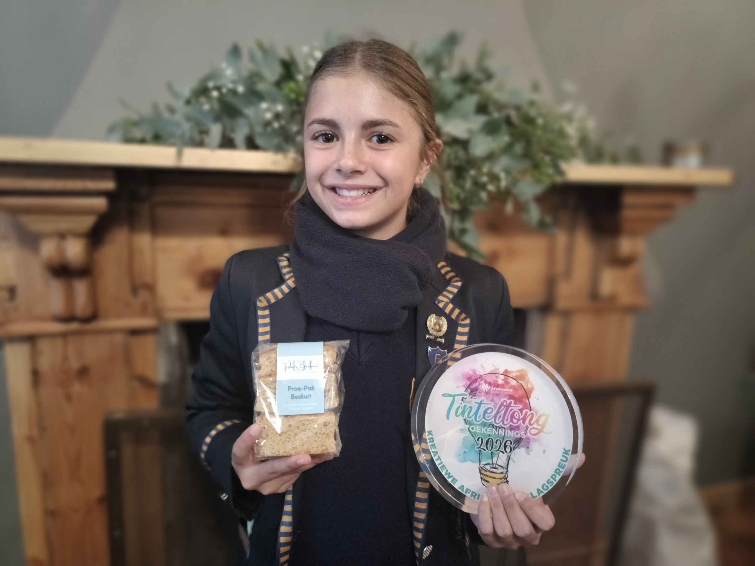 Die 14-jarige Leatitia de Smidt was 'n Tinteltong-wenner.