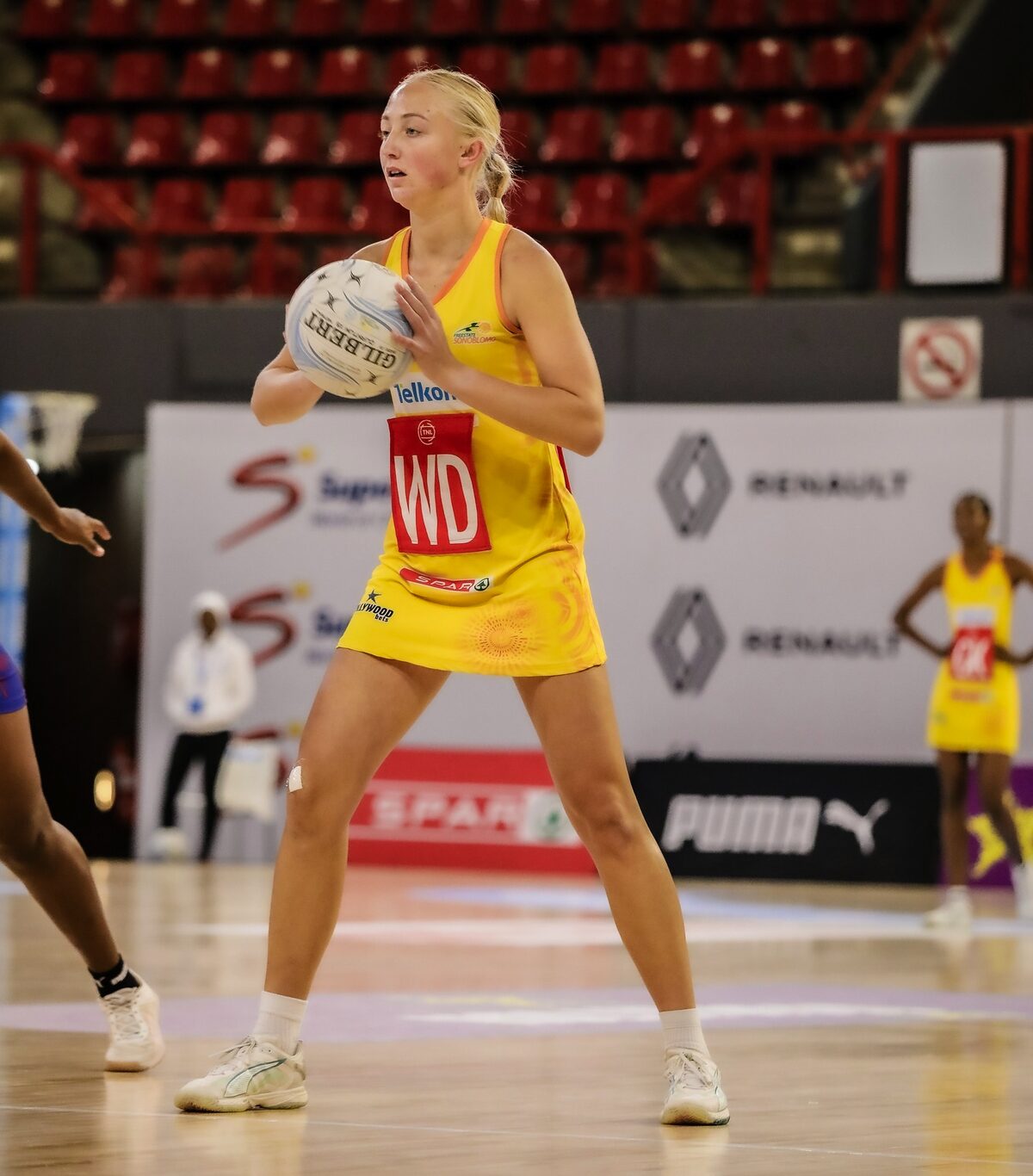 Janie Visser of the Free State Sonoblomo netball side 