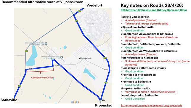 Roads leading to Nampo 2026