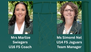 Eunice players and staff members selected to represent FS on netball courts