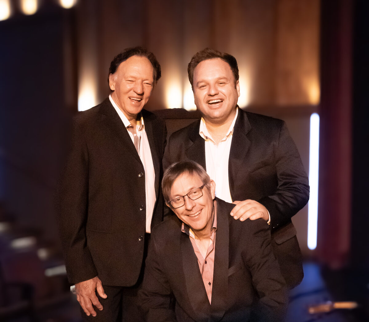 Drie van die bestes met Mathys Roetz (voor), Danie Niehaus en Germarndt Geldenhuys
