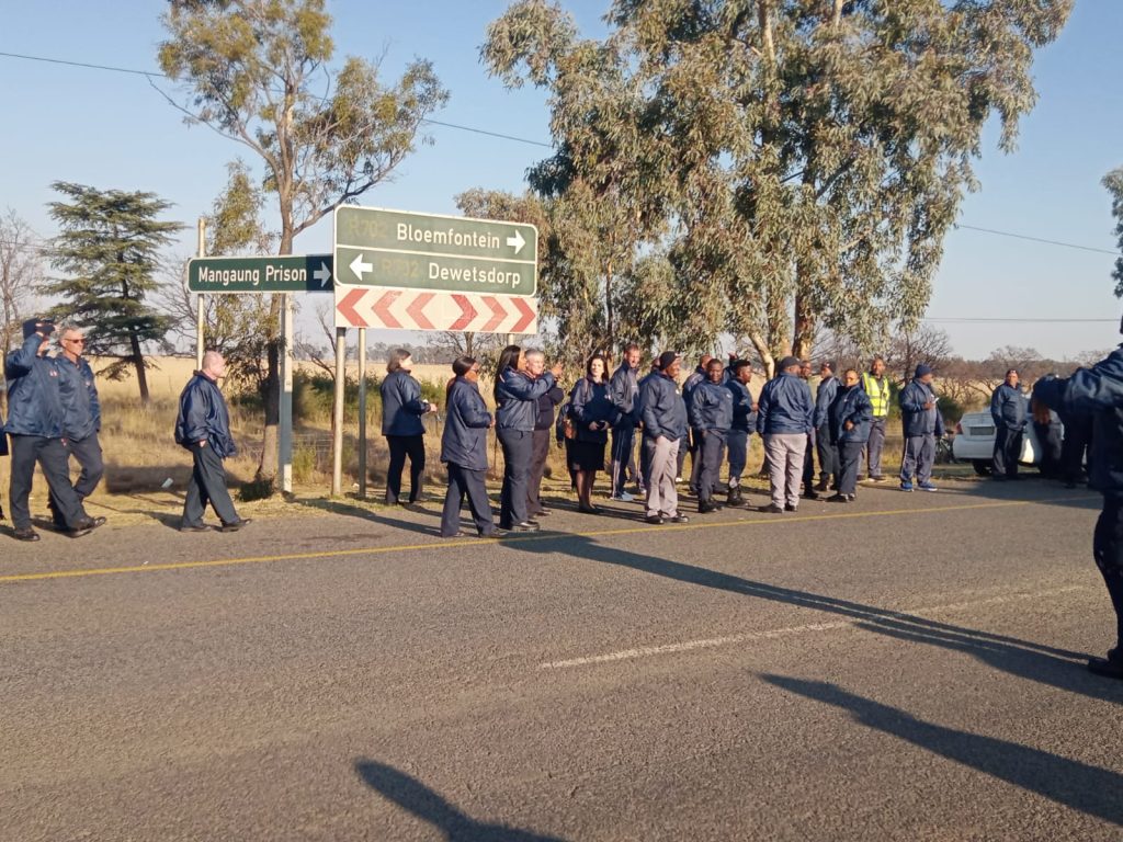 Employees belonging to Popcru union have been locked out of the Mangaung Correctional Centre a