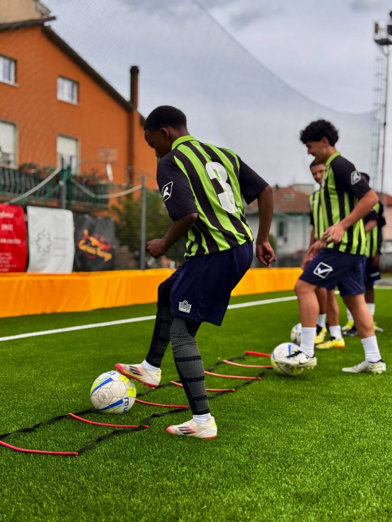 Boys doing football assesments. PHOTO: Provided