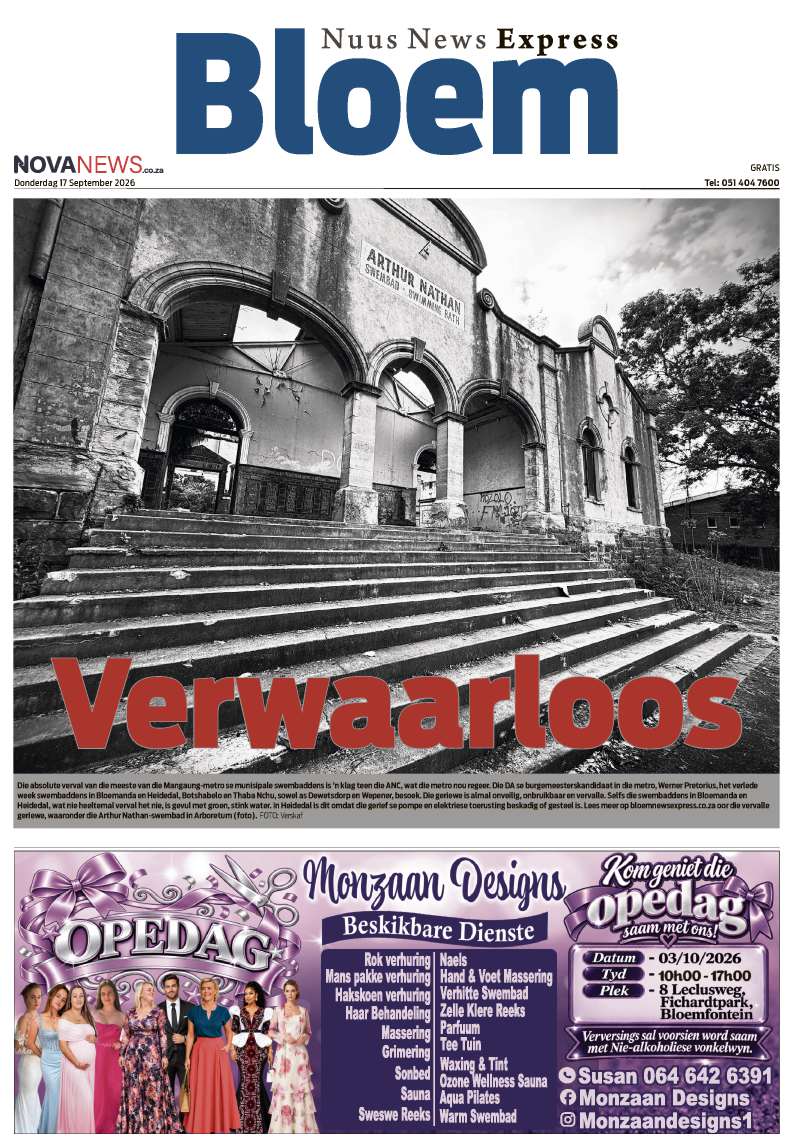 BloemNuusExpress – E-Edition – 17 September 2026