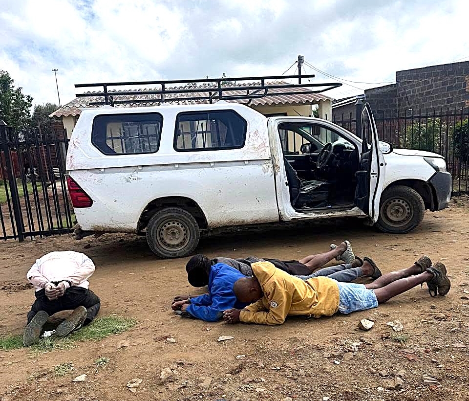 Botshabelo hijackers busted shortly after committing the crime.