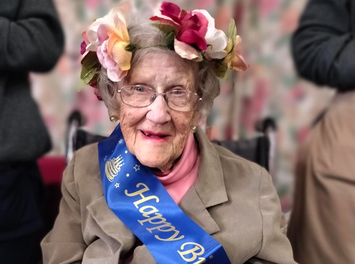 Gloria Stocks turned 100 on 6 September. PHOTO: Lientjie Mentz
