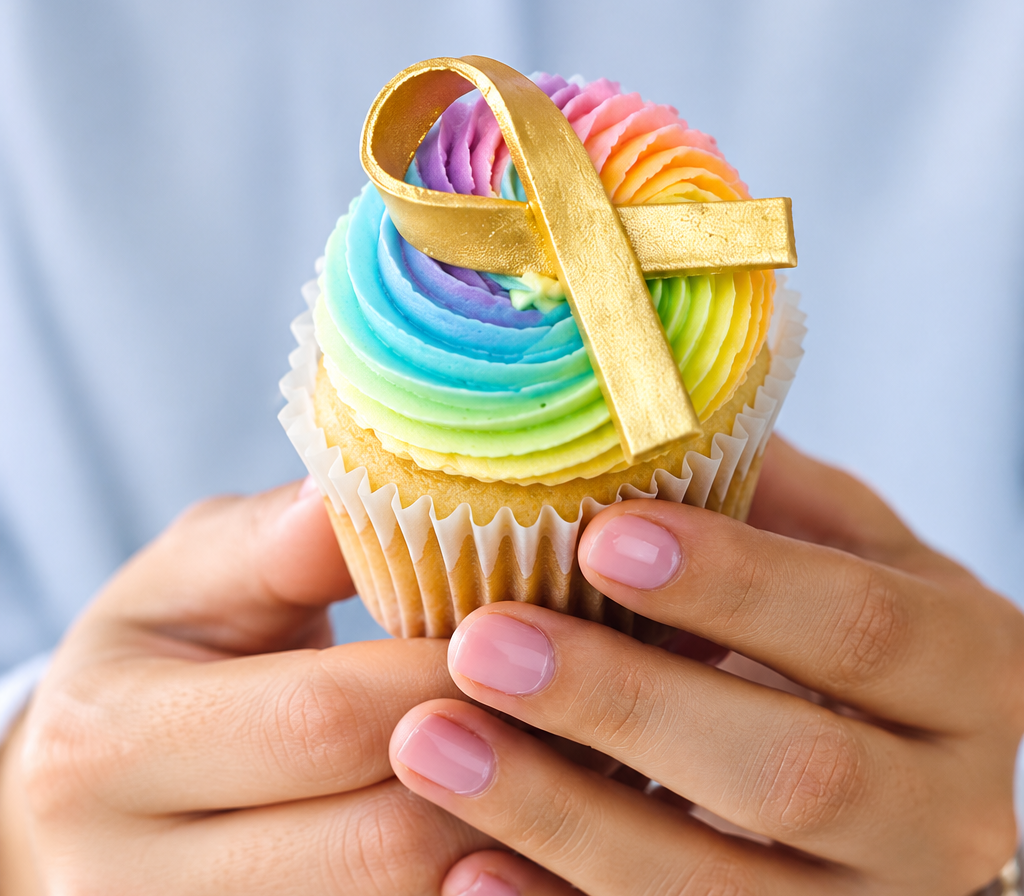 Ribbon Cupcake