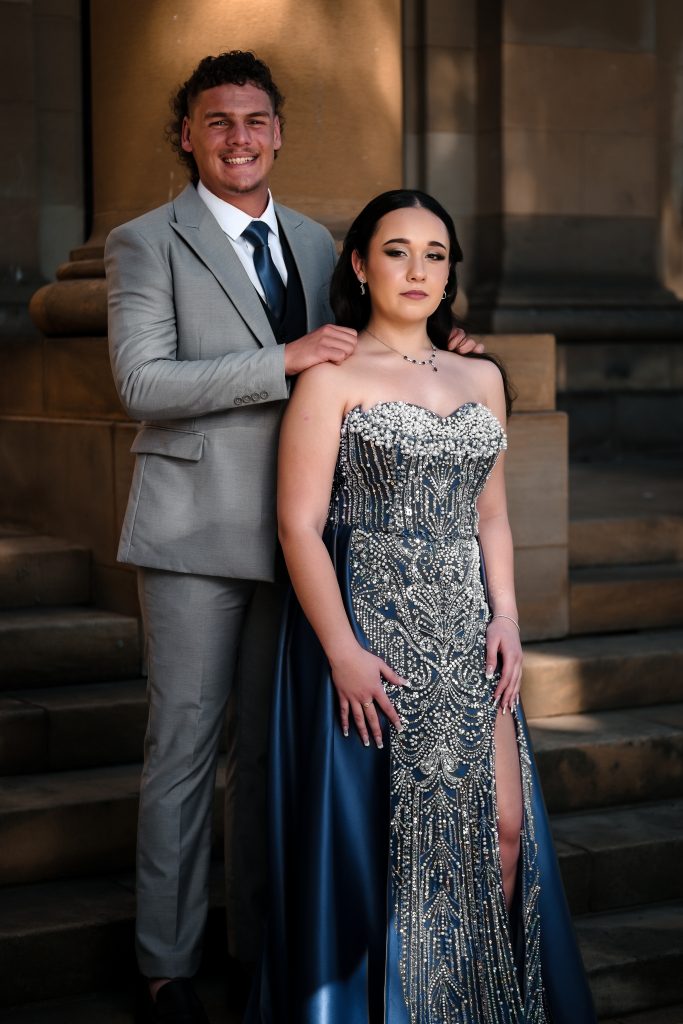 Carla Dirker en Dihan Janse van Rensburg van Hoërskool Jim Fouche. FOTO: Verskaf
